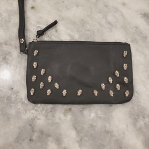 Skull black wristlet